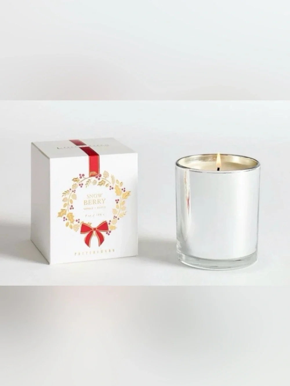 Pottery Barn Snow Berry Collection Candle ~ 7 oz. (New in Box)